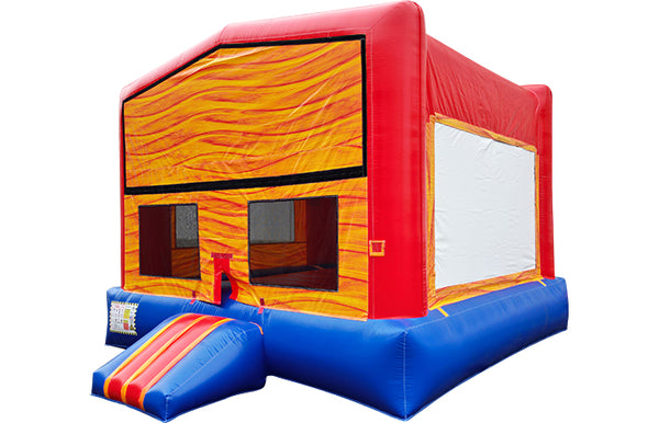 15 primary bounce house (movie screen on side)