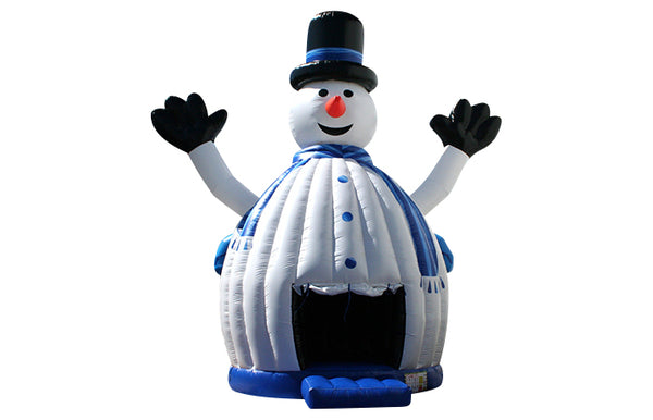 snow man bounce house