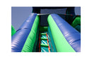 Tropical Curvy Inflatable Water Slide - 16 FT