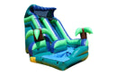 Tropical Curvy Inflatable Water Slide - 16 FT