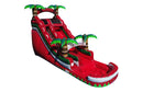 Red Fireball Inflatable Water Slide - 18 FT
