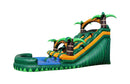 Dual Oasis Paradise Inflatable Water Slide - 15 FT