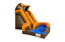 Orange Crush Curved Inflatable Water Slide - 16 FT