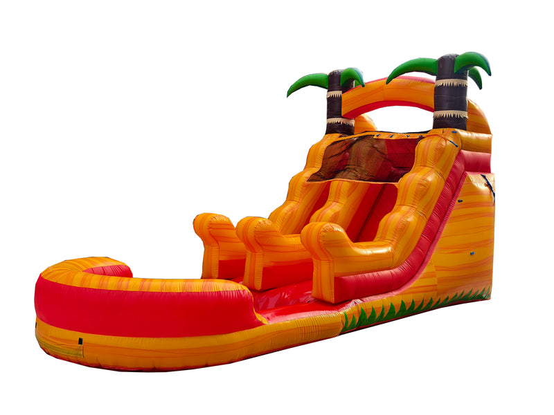 13ft Flame Tropical waterslide