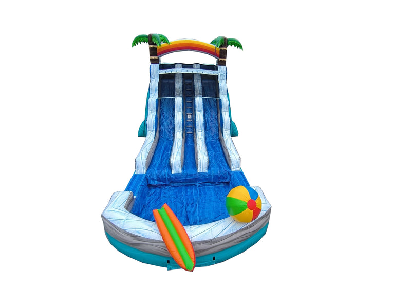 18ft Dual Beach Waterslide