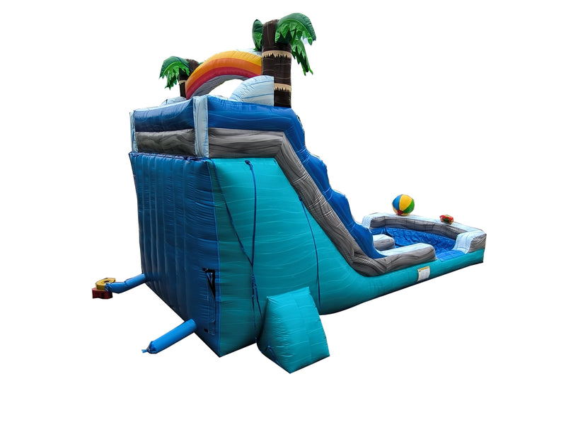 18ft Dual Beach Waterslide