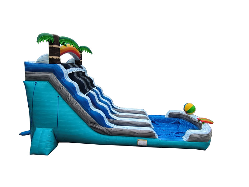 18ft Dual Beach Waterslide