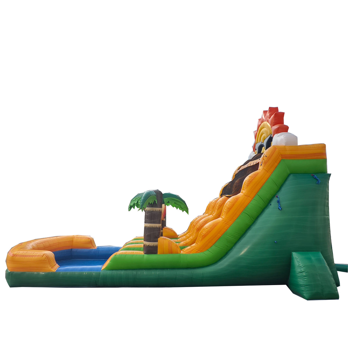 Tropical 　２ED１枚、Scrubland　２ED１枚 18ft Dual Tropical Sun Waterslide