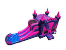 27ft Dual Lane Princess Castle Combo