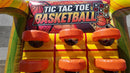 Tic-Tac-Toe Throw Basketball Game with Nine Hoops
