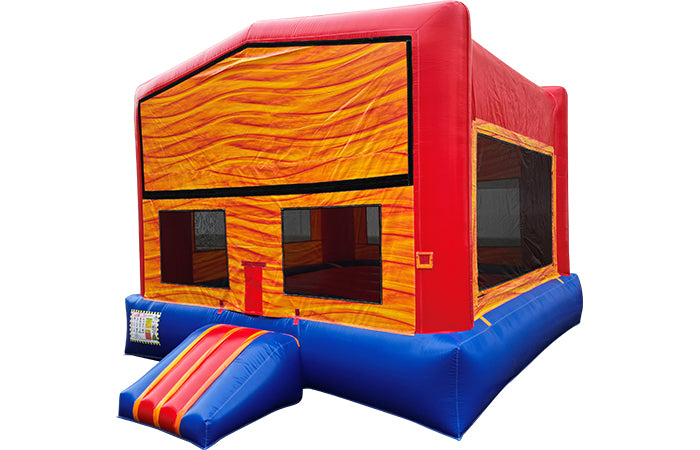 13 primary bounce house (movie screen on side)