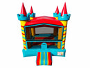 Rainbow Twirl Bounce House