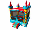 Rainbow Twirl Bounce House