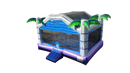 Blue Tropical Bounce House - 15x20 FT
