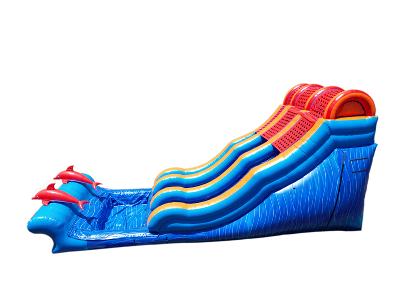 20ft big wave dual lane waterslide