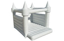 white wedding bounce house