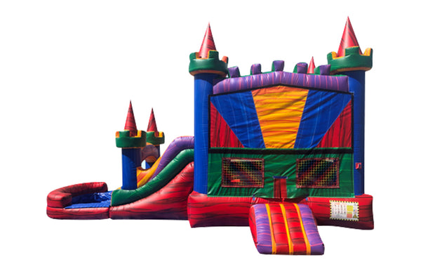 25ft colorful castle combo