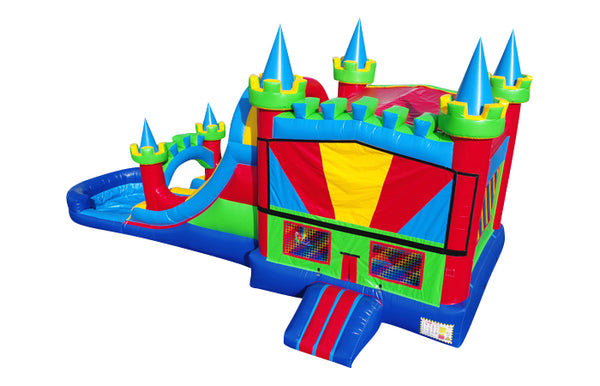 27ft colorful castle combo