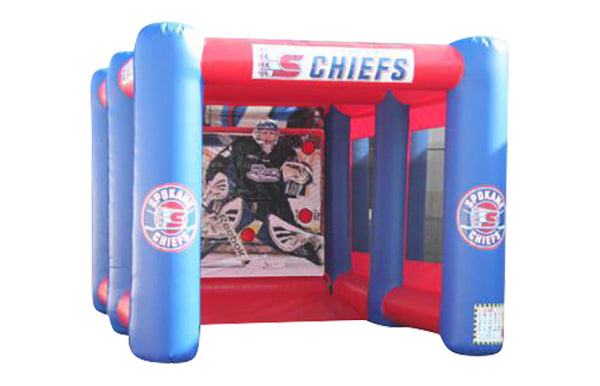 inflatable hockey shootout