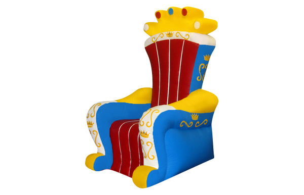 inflatable king's chair