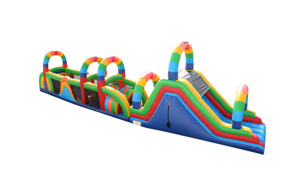 68ft rainbow obstacle course