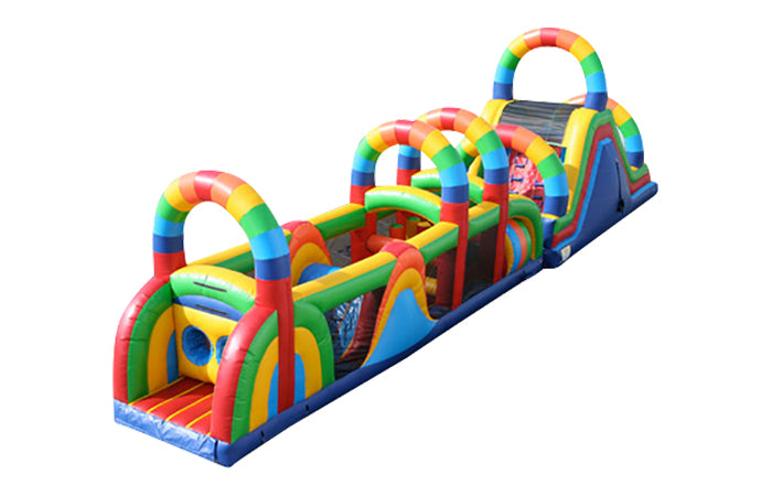 68ft rainbow obstacle course