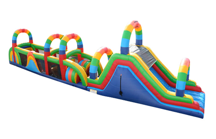 68ft rainbow obstacle course