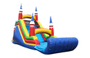Colorful Backload Inflatable Slide - 18 FT
