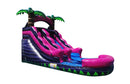 Pink Tropical Inflatable Water Slide - 13 FT