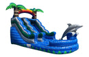 Dolphin Inflatable Water Slide - 13 FT