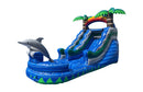 Dolphin Inflatable Water Slide - 13 FT