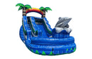Dolphin Inflatable Water Slide - 13 FT