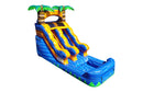Tropical Inflatable Water Slide - 12 ft