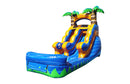 Tropical Inflatable Water Slide - 12 ft