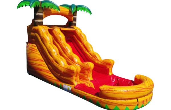 13ft fire marble water slide