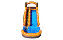 Orange Tide Inflatable Water Slide - 15 FT