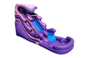 Sparkle Purple Wave Inflatable Water Slide - 15 FT