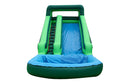 Light Green Tropical Inflatable Water Slide - 14 FT