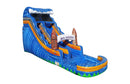 Big Wave Inflatable Water Slide - 18 FT