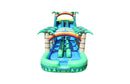 Dual Tropical Paradise Inflatable Water Slide - 18 FT