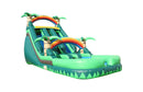 Dual Tropical Paradise Inflatable Water Slide - 18 FT