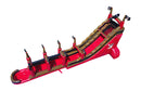 22ft red pirate waterslide with slip n dip