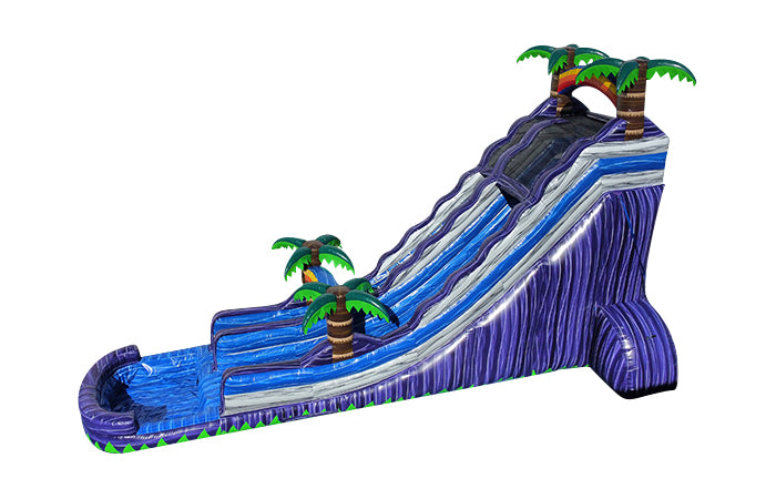 22ft purple tropical water slide