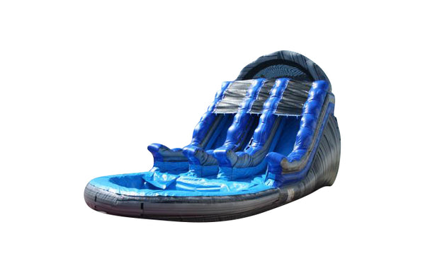 17ft dual blue tsunami waterslide