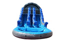 Dual Blue Tsunami Inflatable Water Slide - 17 FT