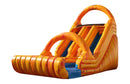 Orange Dual Slide Inflatable Water Slide - 18 FT