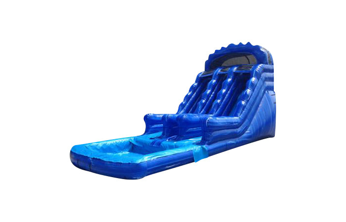 17ft blue splash water slide