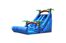 18ft tropical dual lane water slide