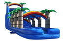 18ft tropical dual lane water slide