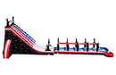 35ft dual lane grand american waterslide